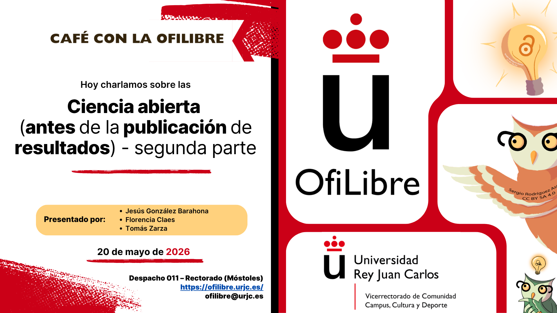 Ciencia abierta antes de la publicación de resultados (segunda parte) - Café con Ofilibre